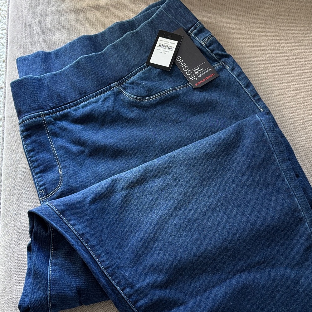 Avenue Dark Blue Jeggings